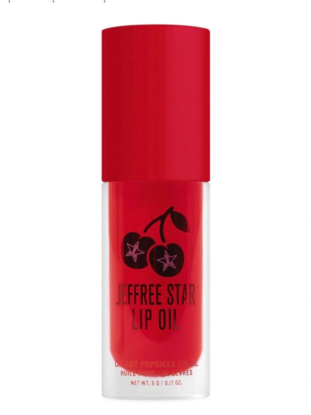 Jeffree Star Skin Cherry Red Popsicle Lip Oil Stimulates Collagen Production
